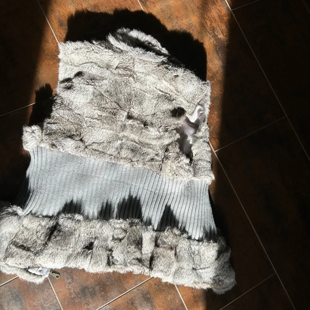 Real rabbit fur vest - Picture 2 of 7
